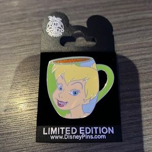 Limited Edition Tinker Bell Coffee Cup Pin – LE 5,000